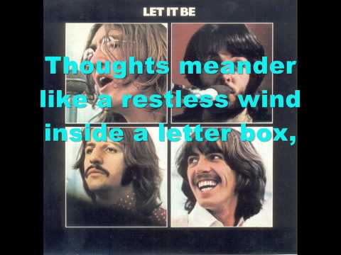 The Beatles - Across The Universe Lyrics