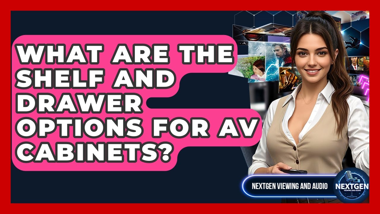 What Are The Shelf And Drawer Options For AV Cabinets? - NextGen Viewing and Audio