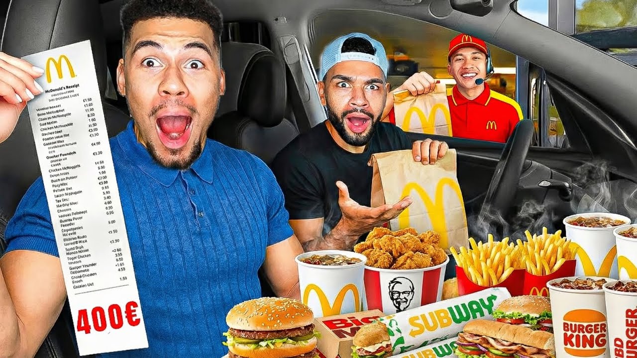 NUR DAS ESSEN WAS DIE PERSON VOR UNS BESTELLT FÜR 24 STUNDEN!