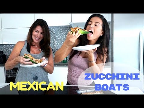 vegan-mexican-zucchini-boat-|-healthy-lunch-/-dinner-|