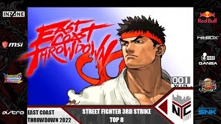 Street Fighter 3rd Strike East Coast Throwdown 2022 Top 8