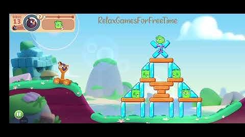 Angry Birds Journey - Level 4, 5 gameplay puzzle brain precision obstacle casual game walkthrough