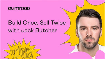 Build Once, Sell Twice With Jack Butcher | Gumroad Creators Studio