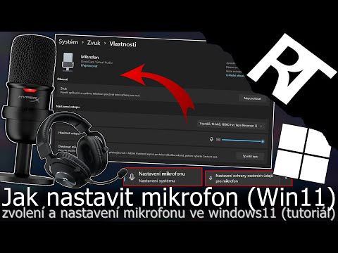 Jak nastavit mikrofon ve Windows 11 – Jak nastavit sluchátka s mikrofonem (tutoriál)