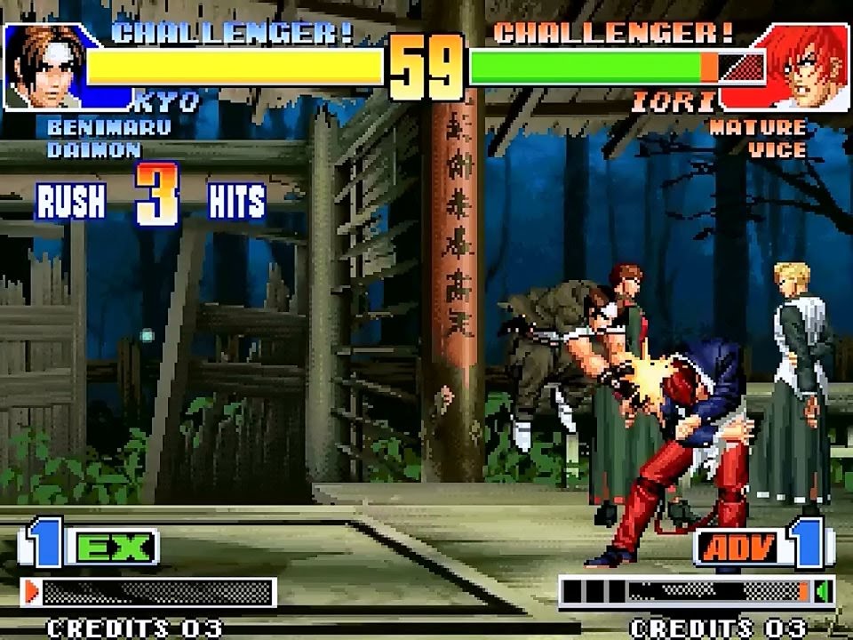 Kof 永久コンボ集 Kof94 95 96 97 98 99 2000 2001 2002 60fps The King Of Fighters Youtube