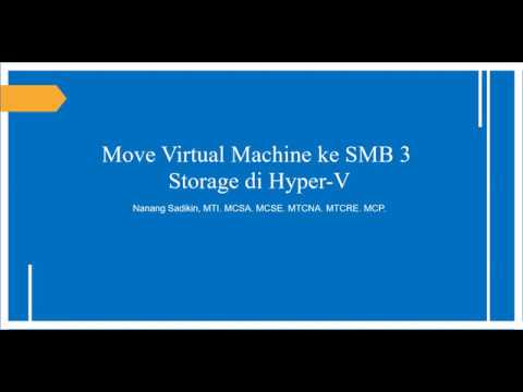 Video: Bagaimana cara memindahkan VM dari cluster ke Hyper V?