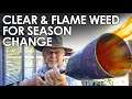 How to Clear and Flame Weed your Garden || Black Gumbo