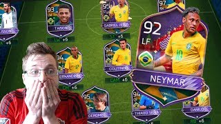 Every FIFA Mobile 18 Brazil Rewards Pack Opening! Winning the World Cup With Brazil | 92 OVR Neymar