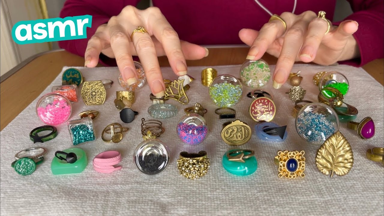 ASMR * Tapping on my Rings! * Custom Video Christmas Gift for Kara 🥹🎄 ...