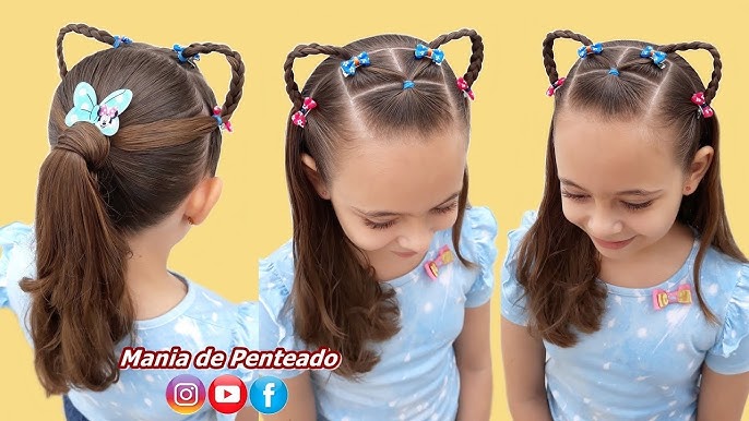 Mania de Penteado on Instagram: “Para o passo à passo visite nosso canal no  .👇🏼…