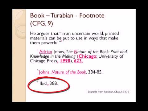 Turabian style citation example