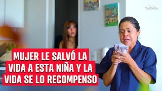 Mujer le salvó la vida a esta niña y la vida se lo recompensó.