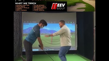Trackman Golf practice Session