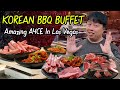 AMAZING AYCE Korean BBQ Buffet In Las Vegas | Master Kim&#39;s | Korean BBQ With A Conveyor Belt 🥩🍖