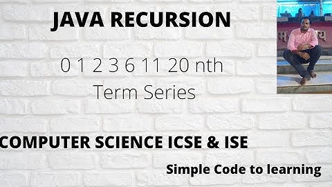 Java 0 1 2 3 6 11 20 nth Term Series ||  Java Tribonacci Series || leetcode Java  (Hindi)