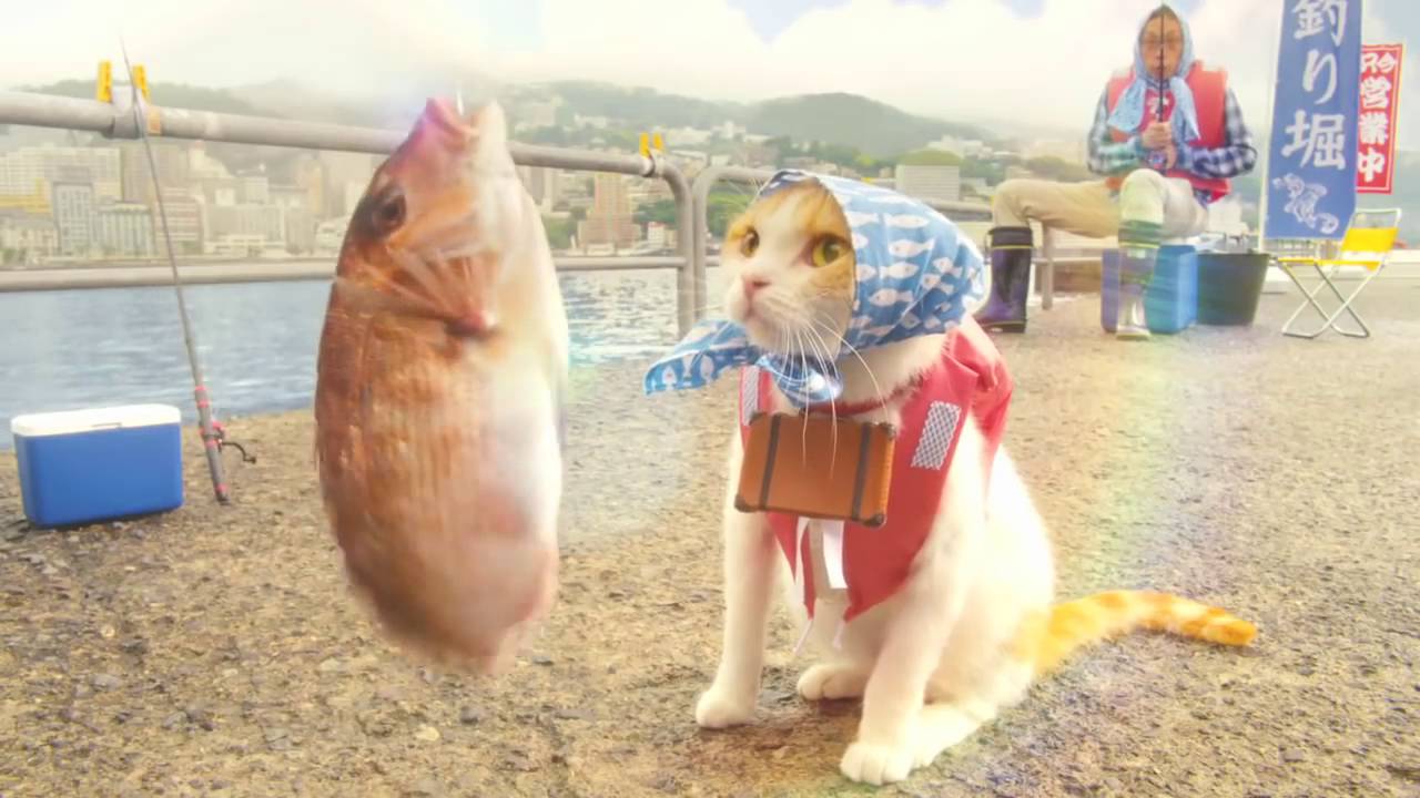 にゃらんがかわいい♪じゃらん「夏の温泉ざぶーん」篇 - YouTube