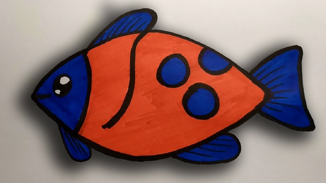 How to Draw a Red Fish