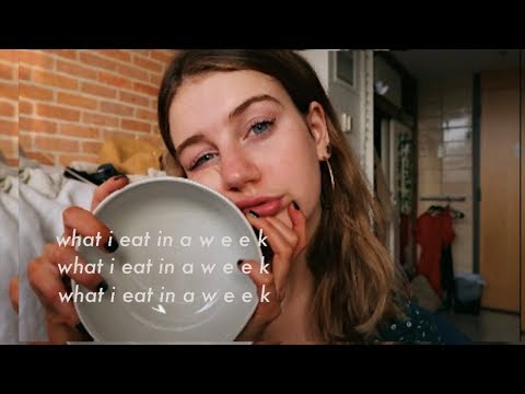 what i eat in a week (vegan in college)
