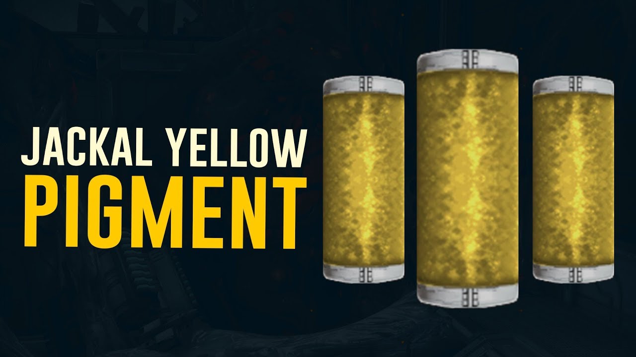 Jackal Yellow Pigment Farm: Dojo Colors (Warframe)