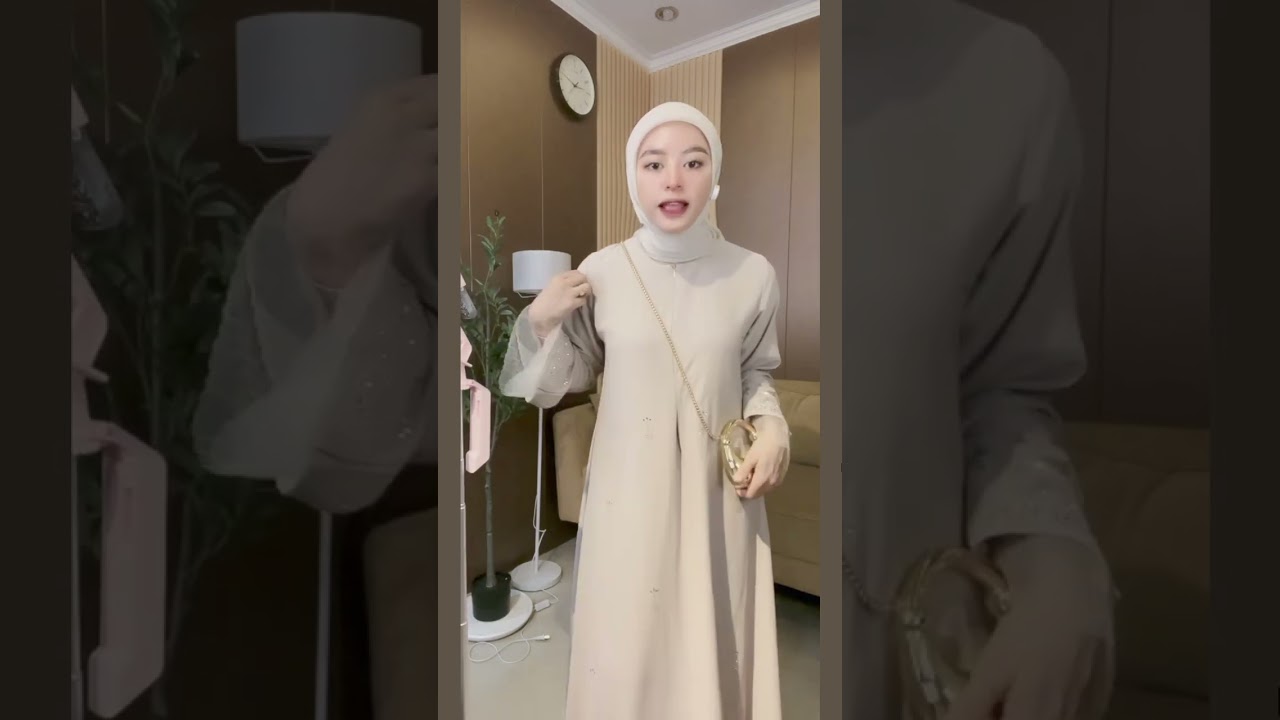 ABAYA AISHA GAMIS SYARI SET HIJAB !! MINAT KLIK ESTALASE SHOPEE DI VEDIO KIRI BAWAH