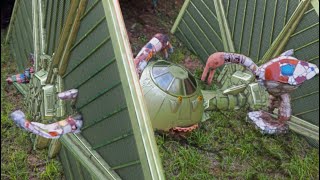 Crazy Real TIE Fighter Stuck In Ground After Teleportation Error - Mixed Reality @bilawal