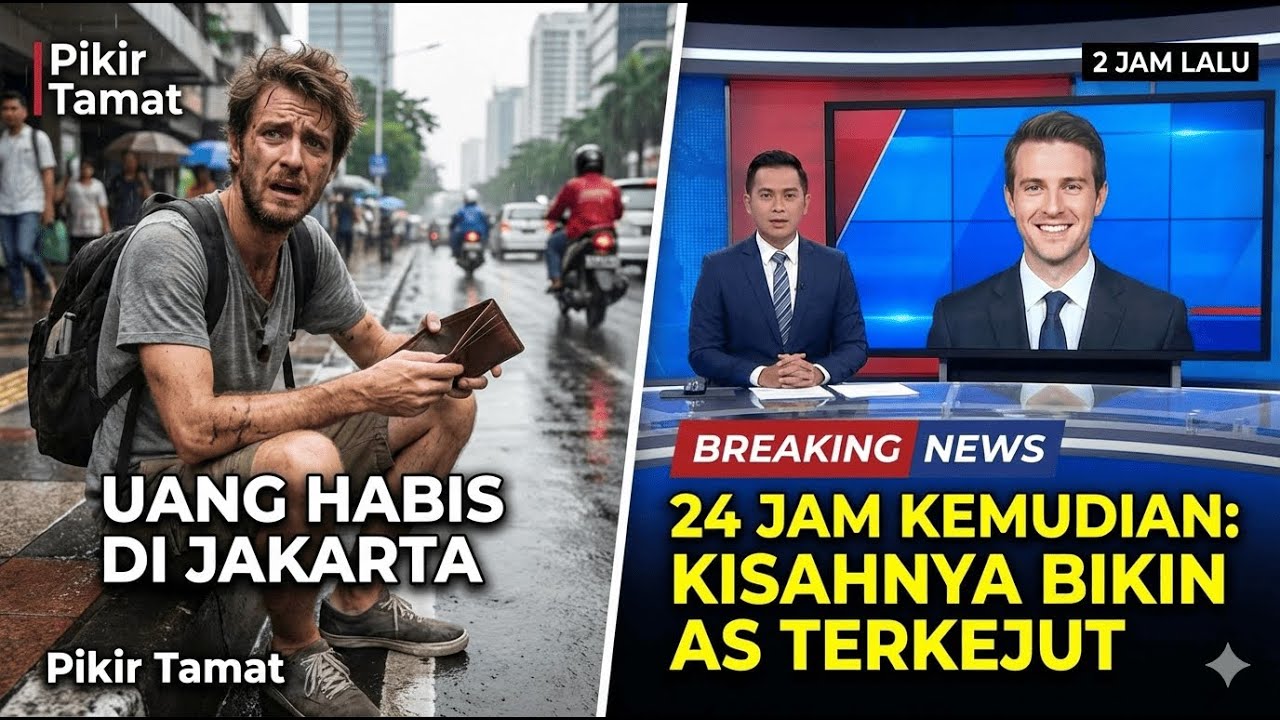 “Uang habis di Jakarta, turis AS pikir tamat — 24 jam kemudian, kisahnya bikin AS terkejut.”
