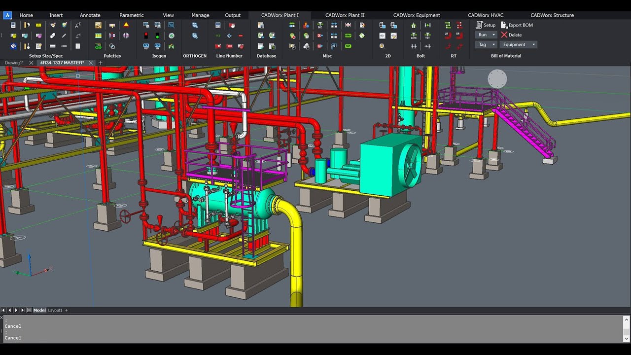 CADWORX plant -equipment modeling  -piping -structural-draft -isodraft- p&id professional -