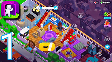 Staff! - Job Game Max Level Upgrade Gameplay Walkthrough part 1 (Day 1-10)