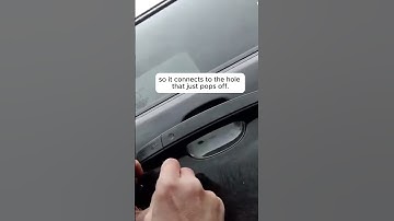 How To Gain Access To A 2020 Range Rover Sport Using The Emergency Key Blade