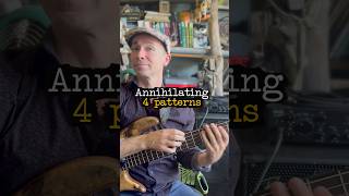 Annihilated 4 patterns #basslessons #basssolo #learnbass #basstapping #bassplayer @JohnFerraraMusic