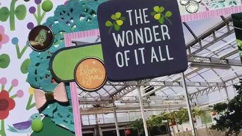 Scrapbook Process: Super Plants // Follow a Sketch Friday // Disney Layout