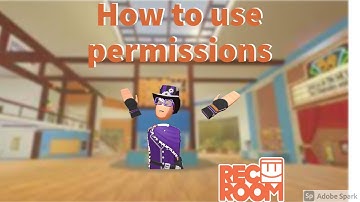 How to Change Permissions in Rec room dorm | Rec room tutorial