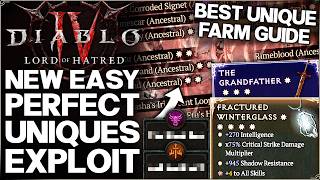 Diablo 4 - Get 200 Uniques in 2 Minutes - New Unique Gear Exploit & PERFECT GA Uniques Farm Guide!