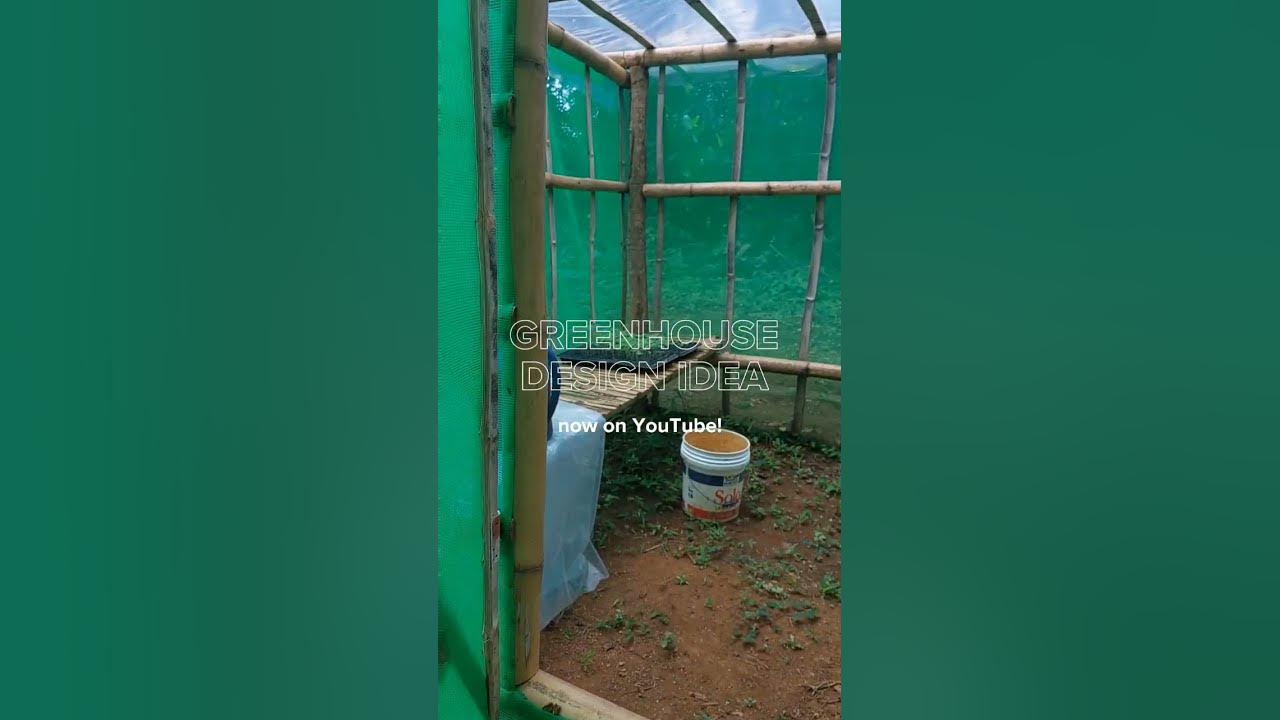 We built a greenhouse! ✨️