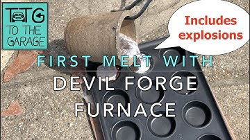 Devil Forge furnace. explosion and first melt