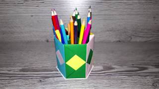 DIY EASY: How To Make Pencil Box. Case For Back To School. Pencil Case.