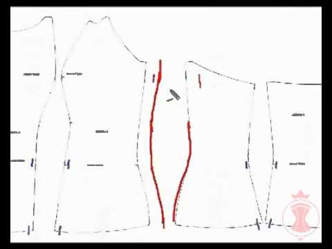 Как изменить лекало корсета под любую фигуру. Часть 1 - YouTube