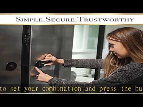 Strongholden Refrigerator Lock Combination, Fridge Lock Combo - Take Care  of your Family with - No Keys Needed - Just Stick It (Black)