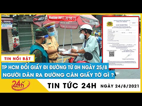 TP.HCM hướng dẫn cấp giấy đi đường mới sau 0h ngày 25/8, không cấp giấy đi đường tràn lan, lãng phí