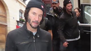 Keanu Reeves Looks HOT In Paris Today- October 2, 2021
