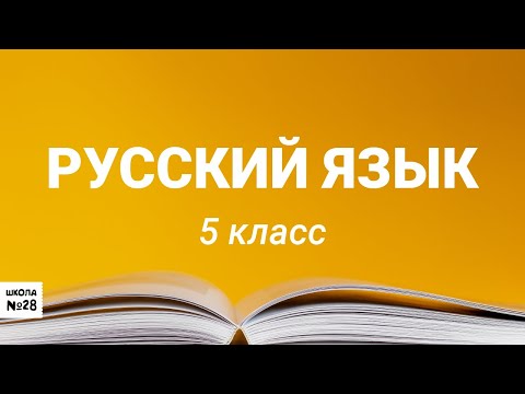 5 класс Русский язык Правописание суффиксов имен существительных 2020 04 08