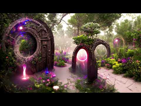 Portal Garden - Disco Diffusion AI Generated Art