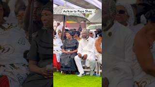 Ayikoo to Papa Shee for supporting Akosua Serwah from day one👌❤️true love