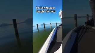 Earthquake Caught On Camera While Fishing