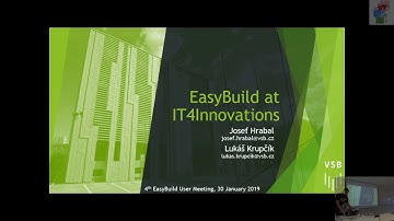 EasyBuild site report IT4Innovations (4th EasyBuild User Meeting) - Josef Hrabal (IT4Innovations)