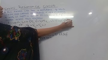 Circuit Theory_Series Resonance  1_part2_by Prof.Sumera Ali