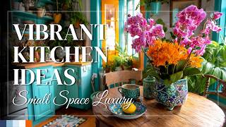 Boho Kitchen Ideas That Look Chic & Luxurious 🌿 Vibrant Colors That Instantly Elevate Small Spaces