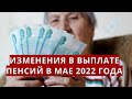 Изменения в выплате ПЕНСИЙ в мае 2022 года