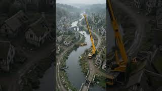 From Abandoned Village To Futuristic Smart City #shorts #timelapse