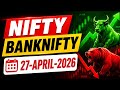 Nifty Prediction & Bank Nifty Analysis for Monday | 27th April 2026 | Bank NIFTY Tomorrow